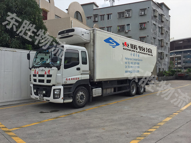 深圳到香港冷鏈物流確保運輸?shù)年P(guān)鍵——中港冷藏運輸車；中港物流,中港專線,中港拖車運輸,深圳到香港物流-深圳東勝物流公司,中港專線物流