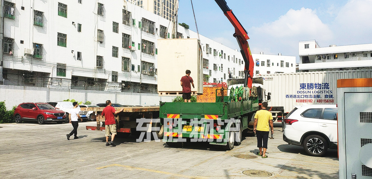 惠州到香港貨運(yùn)，中港物流公司服務(wù)項(xiàng)目，惠州到香港運(yùn)輸案例圖